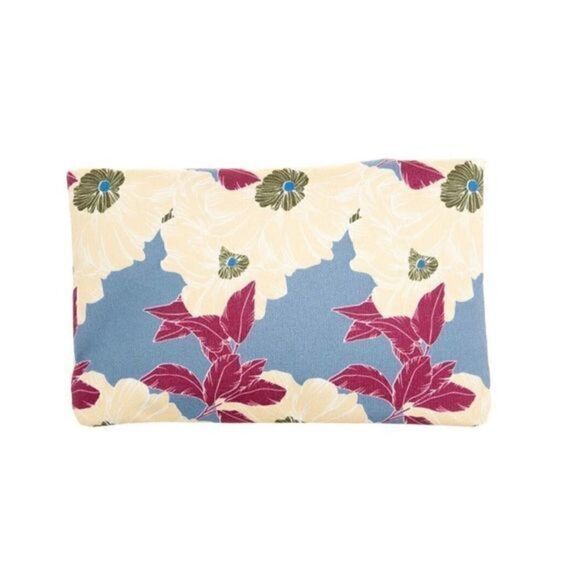 Rachel Pally Leather Clutch, Floral Print, Gold-tone Hardware, Satin lining, Zip - Picture 5 of 5